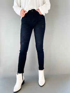 Kool Girl Distressed Skinny Jeans