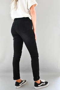 Kool Girl Distressed Skinny Jeans